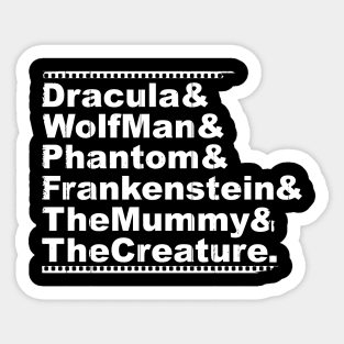 Monster List Sticker